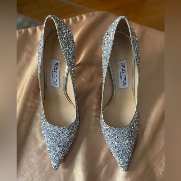 Sparkling Jimmy Choos ! Barely worn - Picture 1 of 5